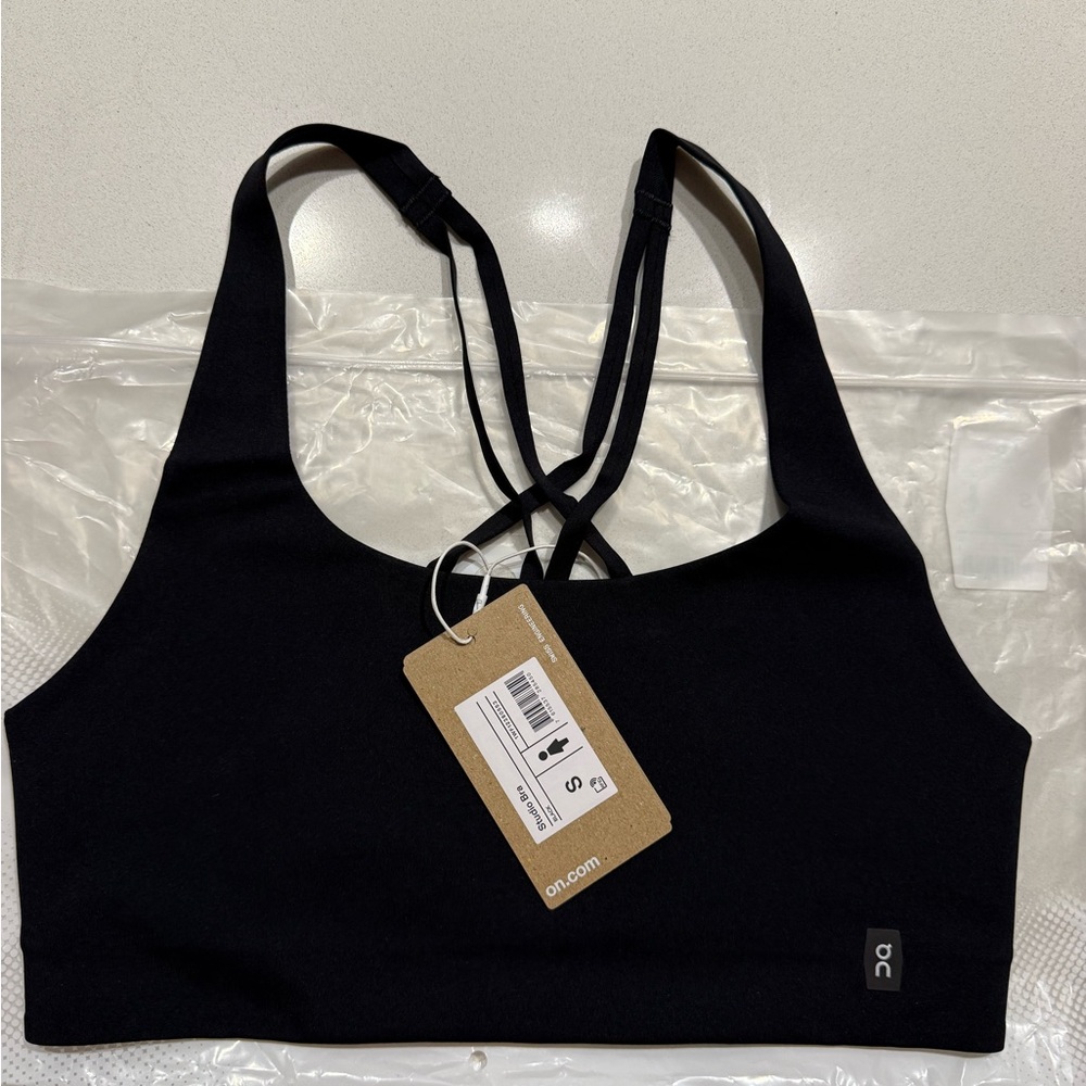 On Running Black Sports Bra